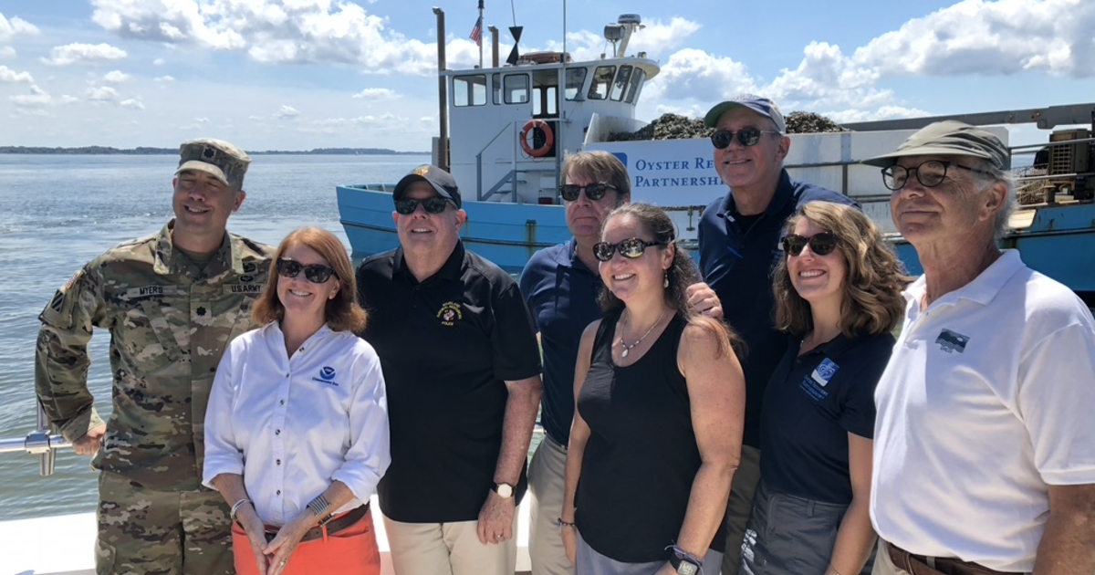 Celebrating 10 billion oysters—born and raised by UMCES—planted in